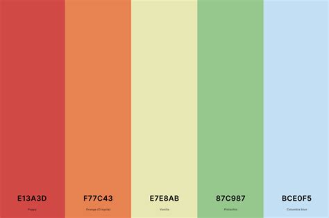 1950 Retro Color Palette