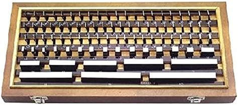 YUZUKI Slip Gauge Set – 83 Pieces (Grade II) with Individual ...