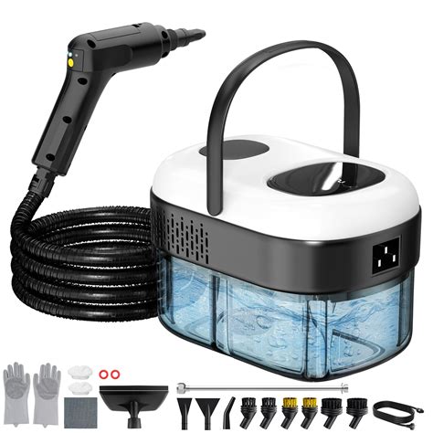 Pressurized Steam Cleaner, 3-Level Adjustable Handheld Steamer Cleaning ...