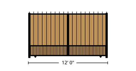 Image result for Single 12 Gate with Columns
