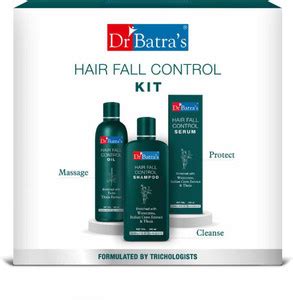 Dr Batra's Hair Fall Control Kit Thicker,Stronger & Fuller Hair - 525 ...