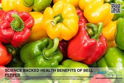 Science backed health benefits of Bell Pepper - Health Benefits