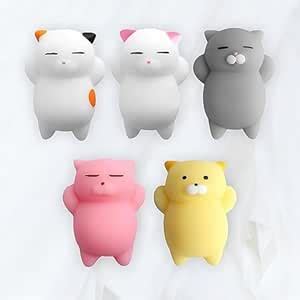 ANAB GI Kawaii Mochi Squishy Toys - Mini Animal Stress Relief Squishies ...