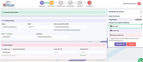 How to Apply XtraTrust DSC with Online Aadhaar With PAN based Option ...