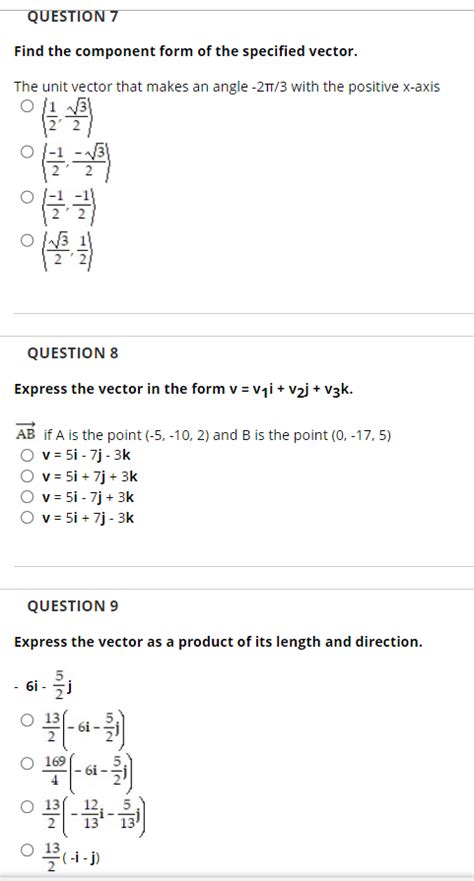 Image result for Find Unit Vector in Component Form