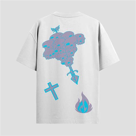Blue Skull Tee – Seven Array