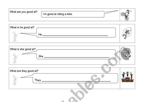 Be Good at Worksheet 的图像结果