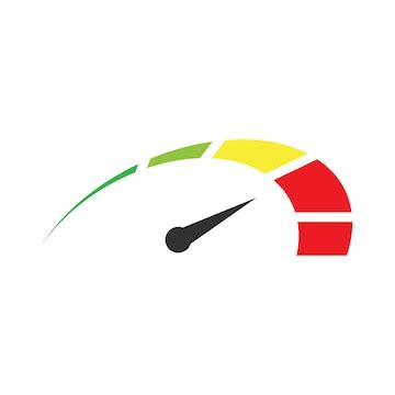 Speedometer icon vector design templates | Premium Vector