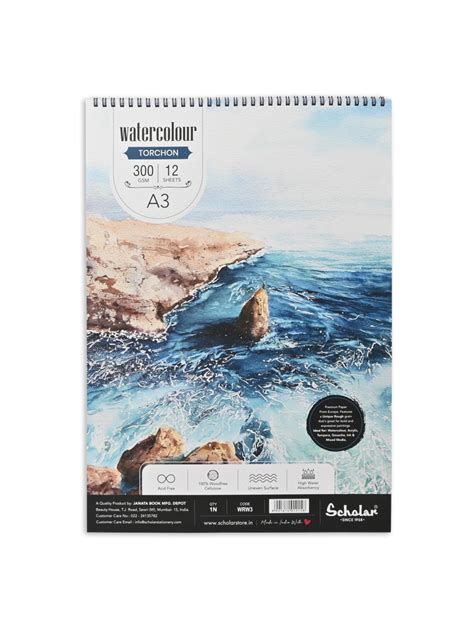 Watercolour Paper Pads – Wire Bound – Pen Palace