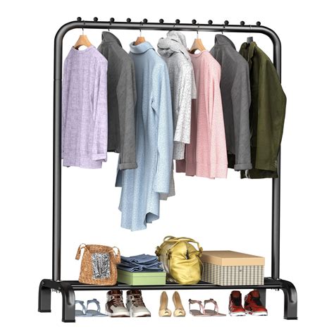 Buy LOEFMELOEFME Clothes Rails For Bedroom, Free Standing Coat Racks ...