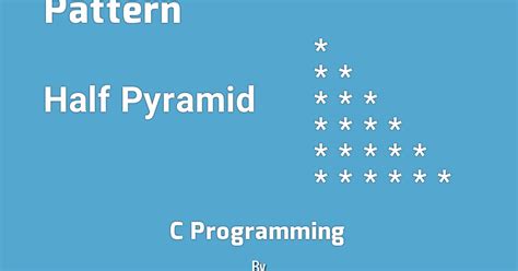 Image result for Half Pyramid Program in C