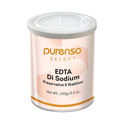 Buy Purenso Select - EDTA DiSodium, 100g I Preservative & Stabilizer ...