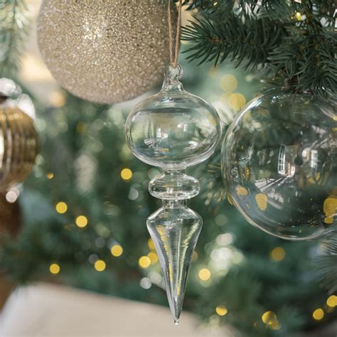 4" Clear Glass Ornament | CG Hunter