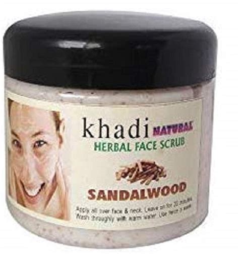 Buy Khadi Herbal Natural Sandalwood Face Scrub Tan Removal | Oily ...
