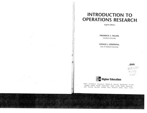 Image result for Operations Research PDF Free