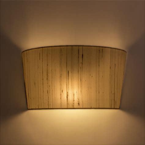 Buy Wall Lamp | Off White Silk Wall Lamp | Shop at The Purple Turtles ...