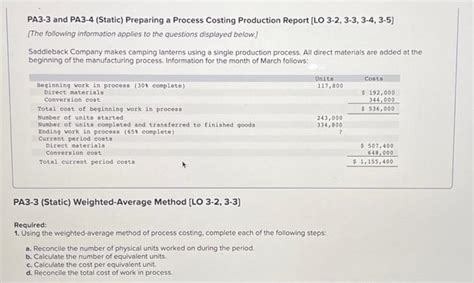 Process Costing Weighted Average Method 的图像结果