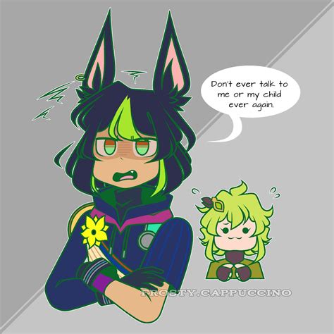 A father and his child. | Genshin Impact Amino