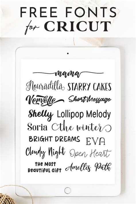 Good Cricut Fonts