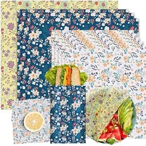 Buy Reusable Beeswax Food Wraps 9-Pack | Organic Eco-Friendly ...