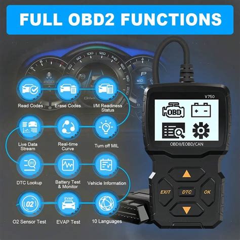 Image result for D900 EOBD OBDII Live Data Code Reader Scanner