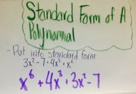 Write Polynomial Function in Standard Form 的图像结果