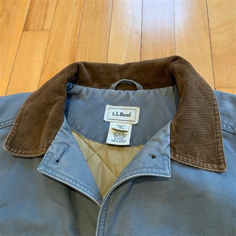 LL Bean retro women’s insulated green barn coat with... - Depop