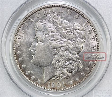 1901 Morgan Silver Dollar Au 50 Pcgs (2586)
