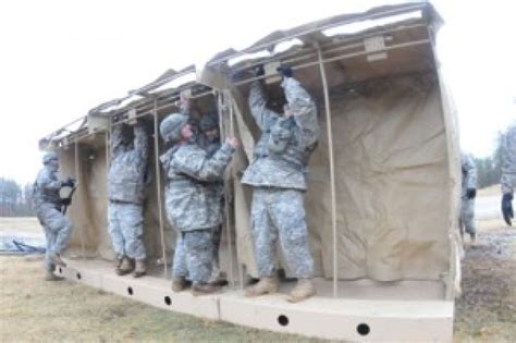 Fort Lee Soldiers erect shower facility | Article | The United States Army