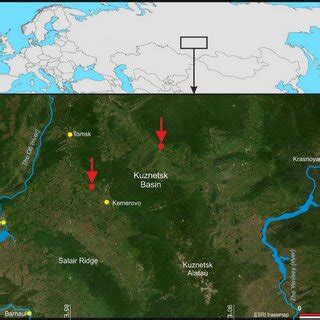 Soil sampling points on the territory of Kuzbass in 2001–2021 ...