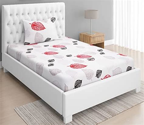 LORETO – A QUALITY LINEN BRAND 144 TC 100% Cotton Bedsheet for Single ...