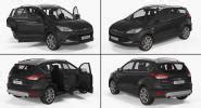 3D model Ford Kuga FWD 2016 Rigged | 3D Molier International