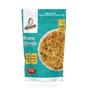 Khara Chivada - (250gm-Pack of 1), Namkeen Crispy Puffed Rice Snack ...
