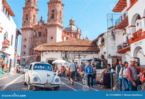 Volkswagen Taxi on the Street in Taxco, State of Guerrero, Mexico ...