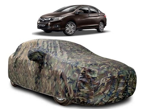 OCTAVIC CAR Cover for Honda City i-Dtec, Finish Colour Jungle WP ...