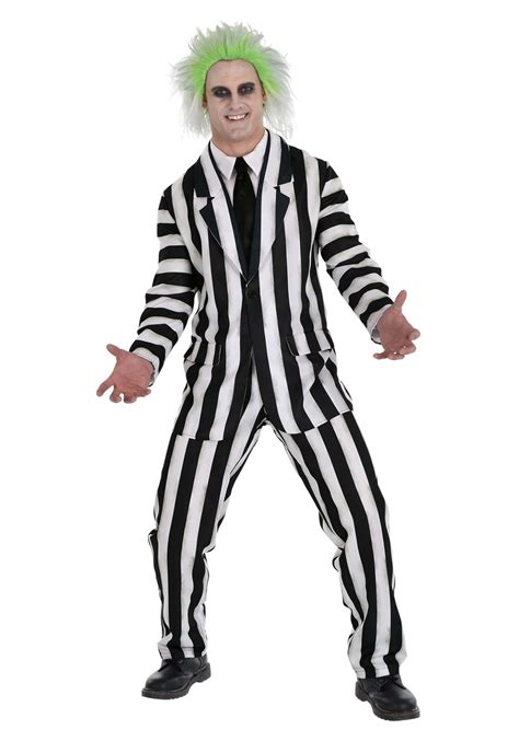 Beetlejuice Black and White Suits - Halloween Costumes
