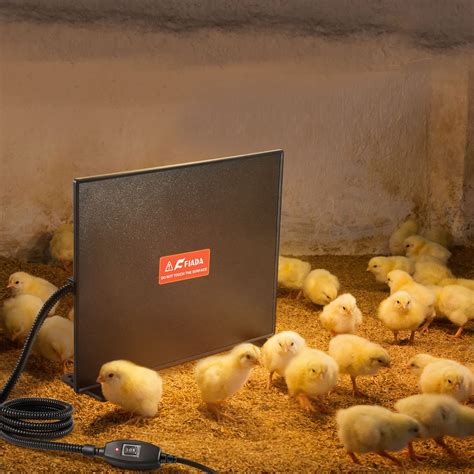 Fiada Chicken Coop Heaters, 100/200W Adjustable Wattage UL Tested ...