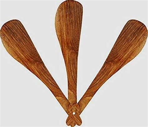Buy Woodilla Wooden Spatula, Kitchen Utensil,Wooden Spoon Non-Toxic ...