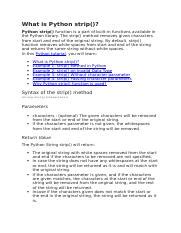 Image result for Strip Bar in Python
