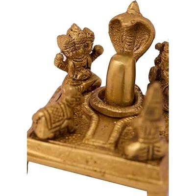 GURU JEETM Brass Statue Shiv Panchayat Shiva Lingam India | Ubuy