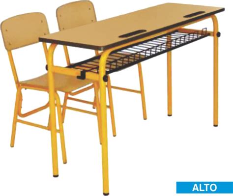 Double school Desk and Chair – Trend School Furniture