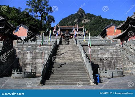Wudang Mountain , a Famous Taoist Holy Land in China Stock Photo ...