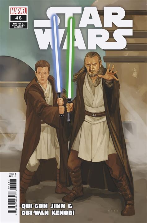 Star Wars #46 Cover D Phil Noto Qui-Gon Jin & Obi-Wan Kenobi Master ...