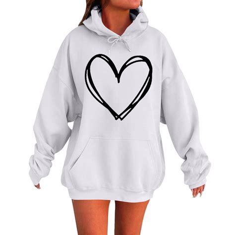 White Sweatshirt Womens