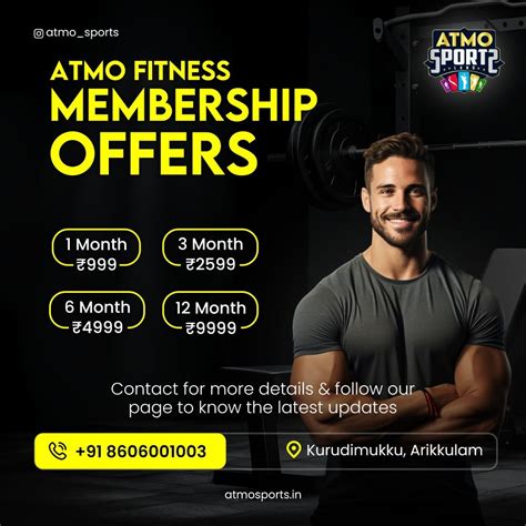 Eye-Catching Gym Membership Flyer Design for Social Media Promotions ...