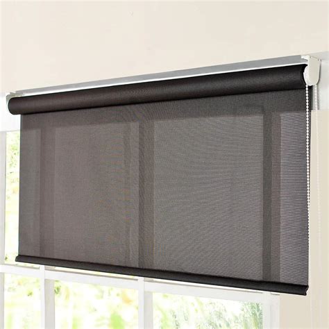 Buy DECO WINDOW Brown Sunscreen Roller Blind - 43x84" from Deco Window ...