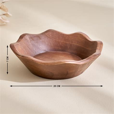 Buy Fawn Wooden Decorative Bowl from Home Centre at just INR 2299.0