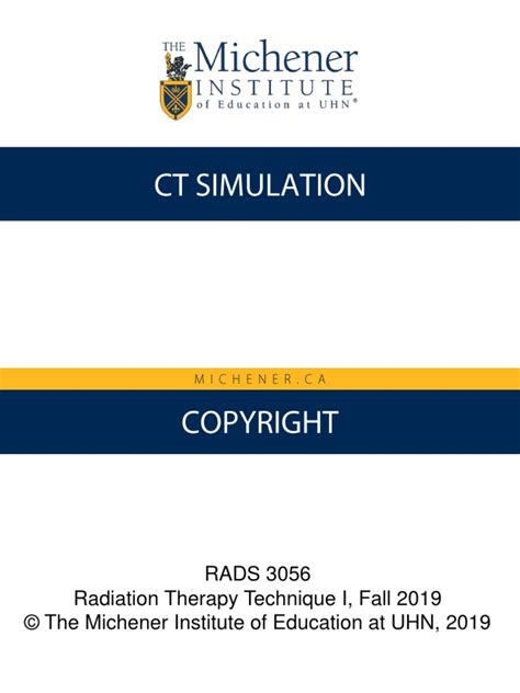CT Simulation Procedure 的图像结果