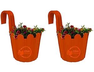 OSHIGREENS Hanging Planter for Indoor Or Outdoor Plants Hanging Flower ...