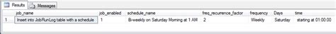Image result for SQL Server Agent Schedule for Reporting